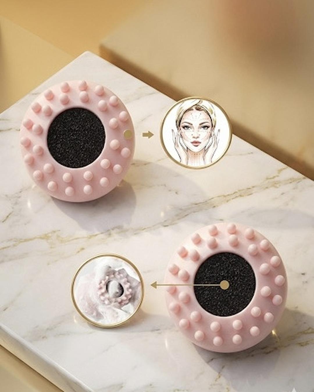 Luxury Soft-Touch OctoGlow™ Facial Cleansing & Massage Brush